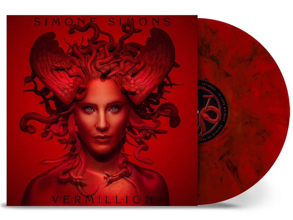 Vermillion Limited Red-Black Marbled Vinyl